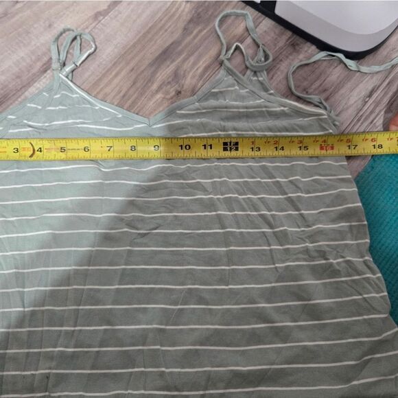 Wishlist striped maxi dress sleeveless pockets size small - Picture 3 of 13